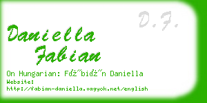 daniella fabian business card